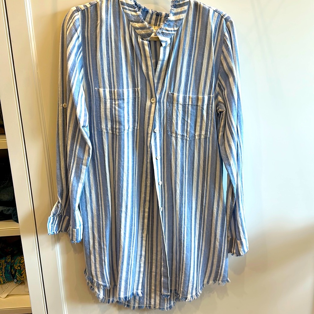 Cloth and Stone Striped Shirt